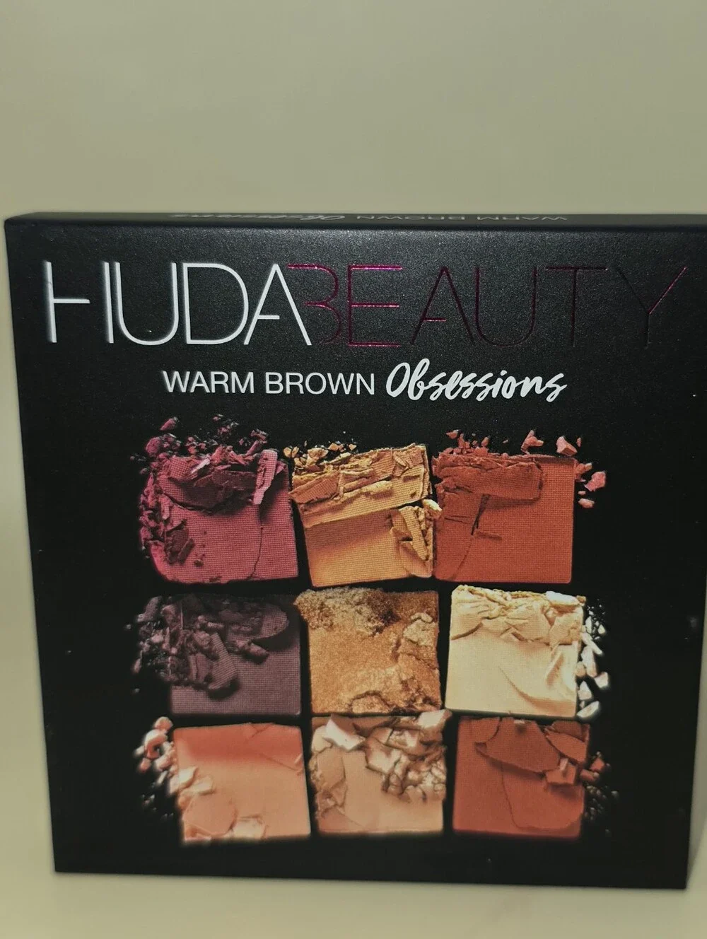 HUDA BEAUTY Warm Brown Obsessions Eyeshadow Palette NIB